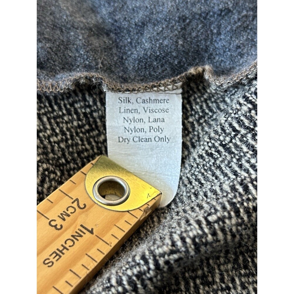 Lee Andersen Womens Sweater Size 2 Silk Cashmere Art To Wear Cardigan Lagenlook - Picture 12 of 12